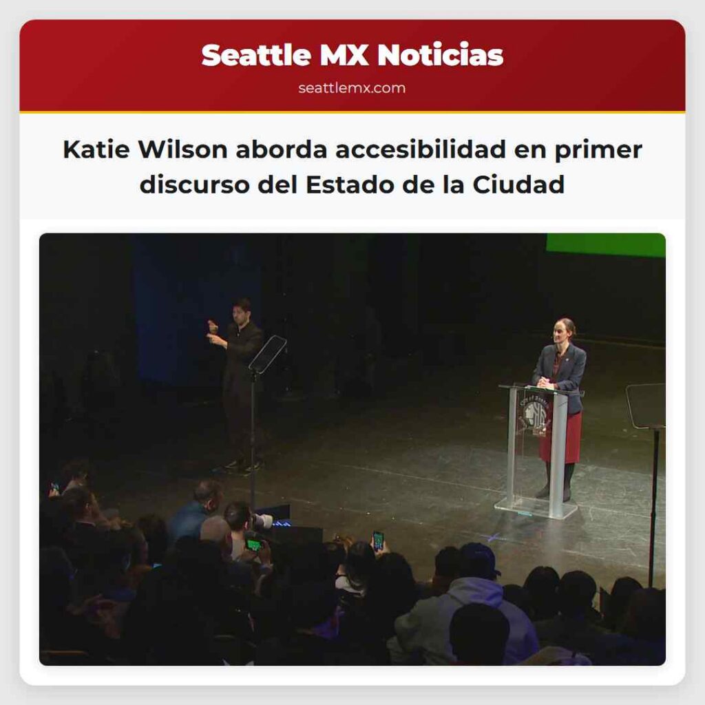 Noticias De Seattle 5 Katie Wilson aborda accesibilidad en primer