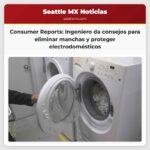 Un ingeniero de Consumer Reports revela consejos para eliminar manchas y proteger electrodomésticos