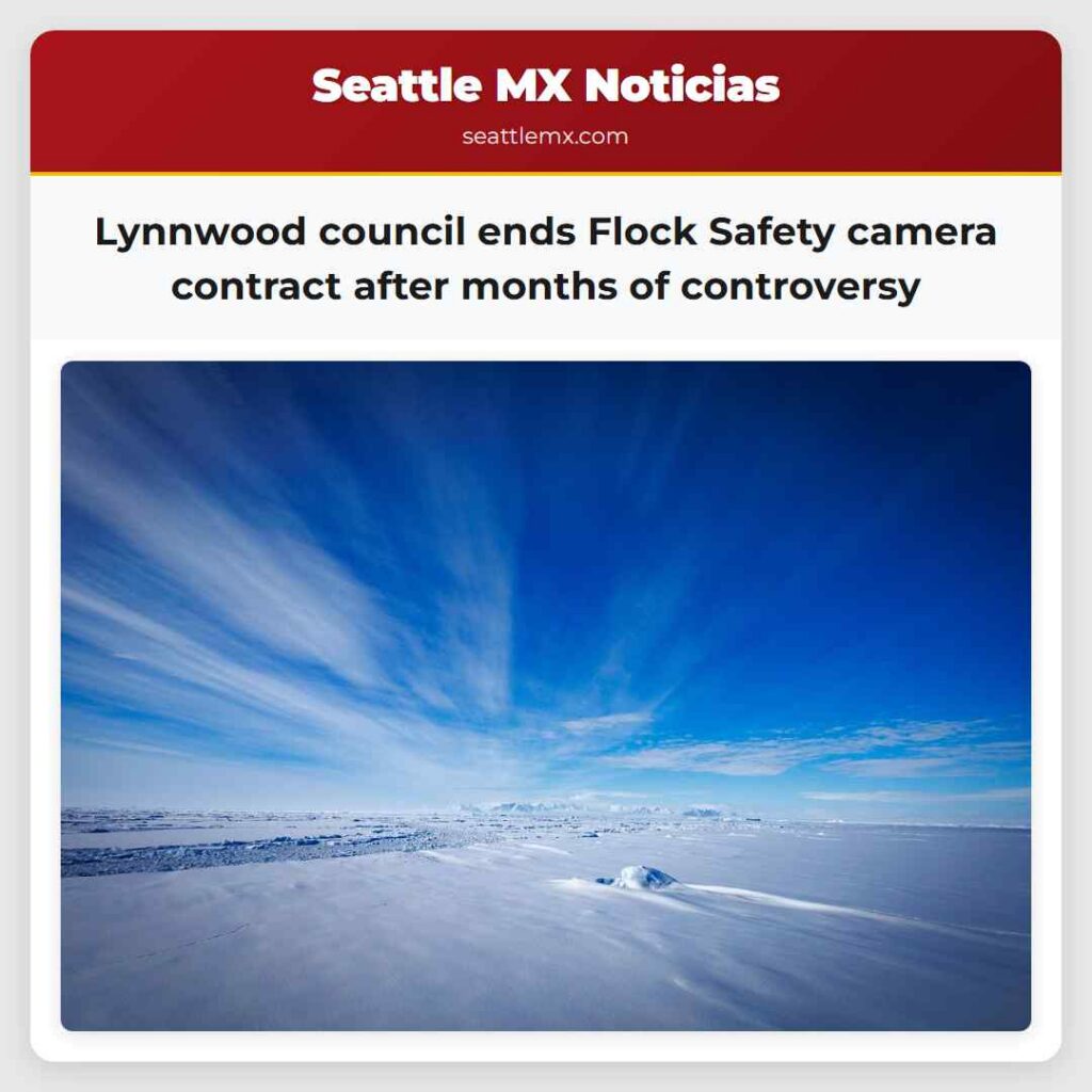 Lynnwood council ends Flock Safety camera