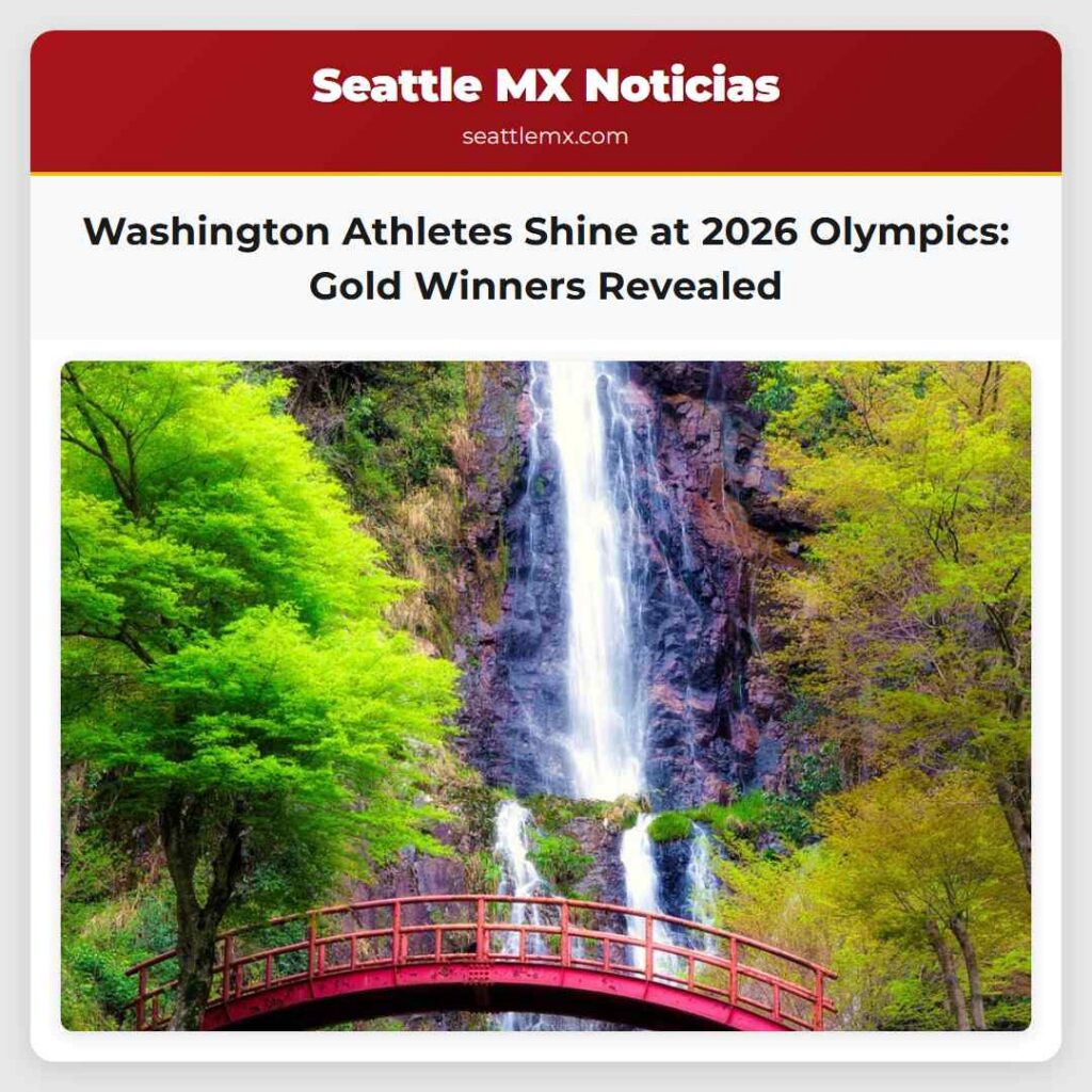 Washington Athletes Shine at 2026 Olympics: Gold