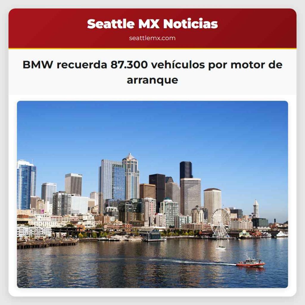 BMW recuerda 87.300 vehículos por motor de