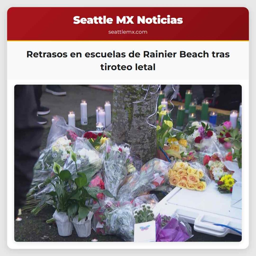 Noticias De Seattle 1 Retrasos en escuelas de Rainier Beach tras
