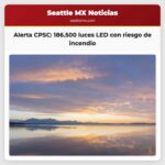 Advierte CPSC sobre 186.500 luces LED con riesgo de incendio