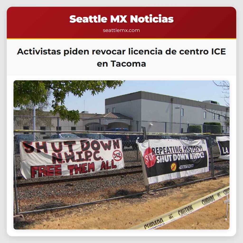 Activistas piden revocar licencia de centro ICE