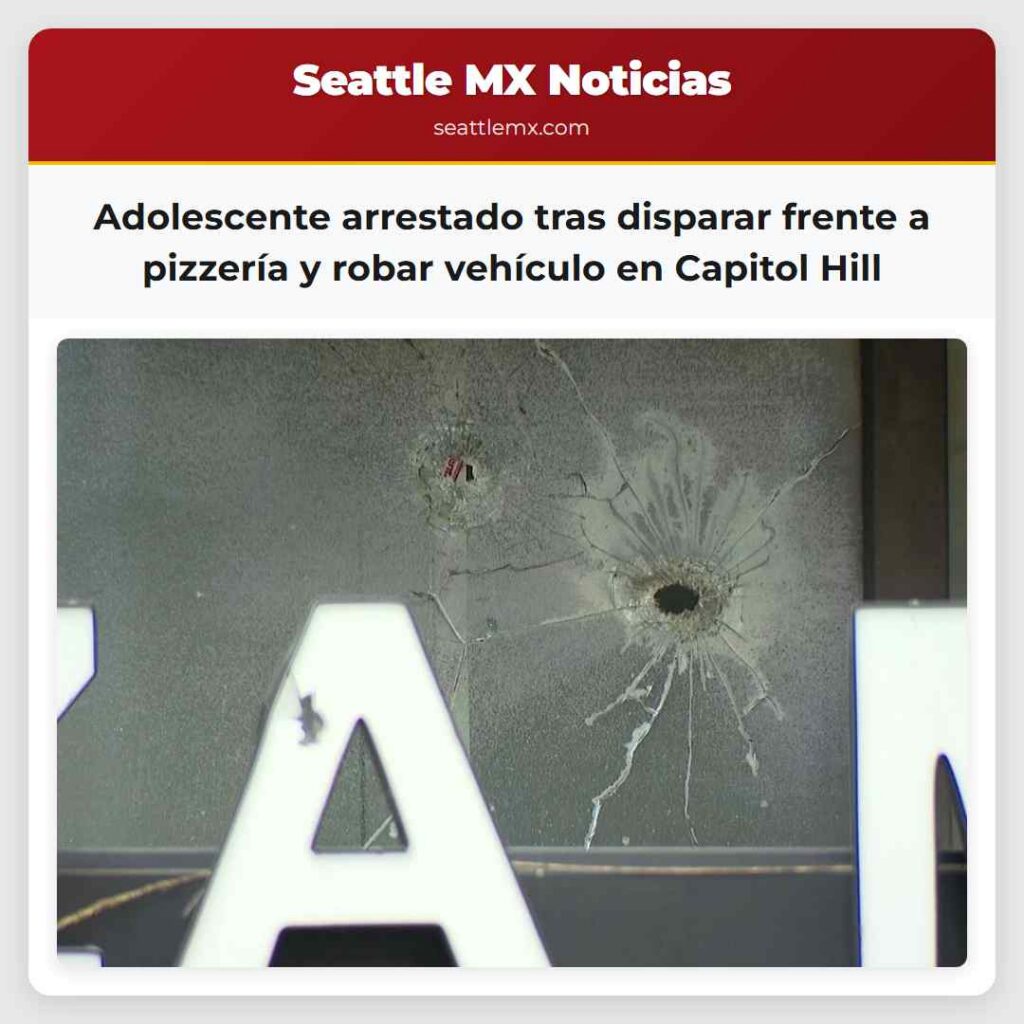 Adolescente arrestado tras disparar frente a