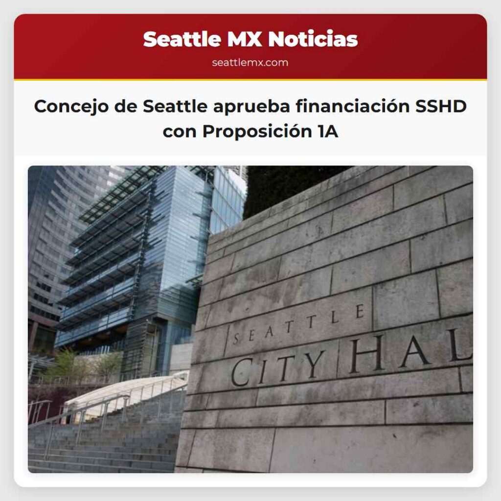 Concejo de Seattle aprueba financiación SSHD con