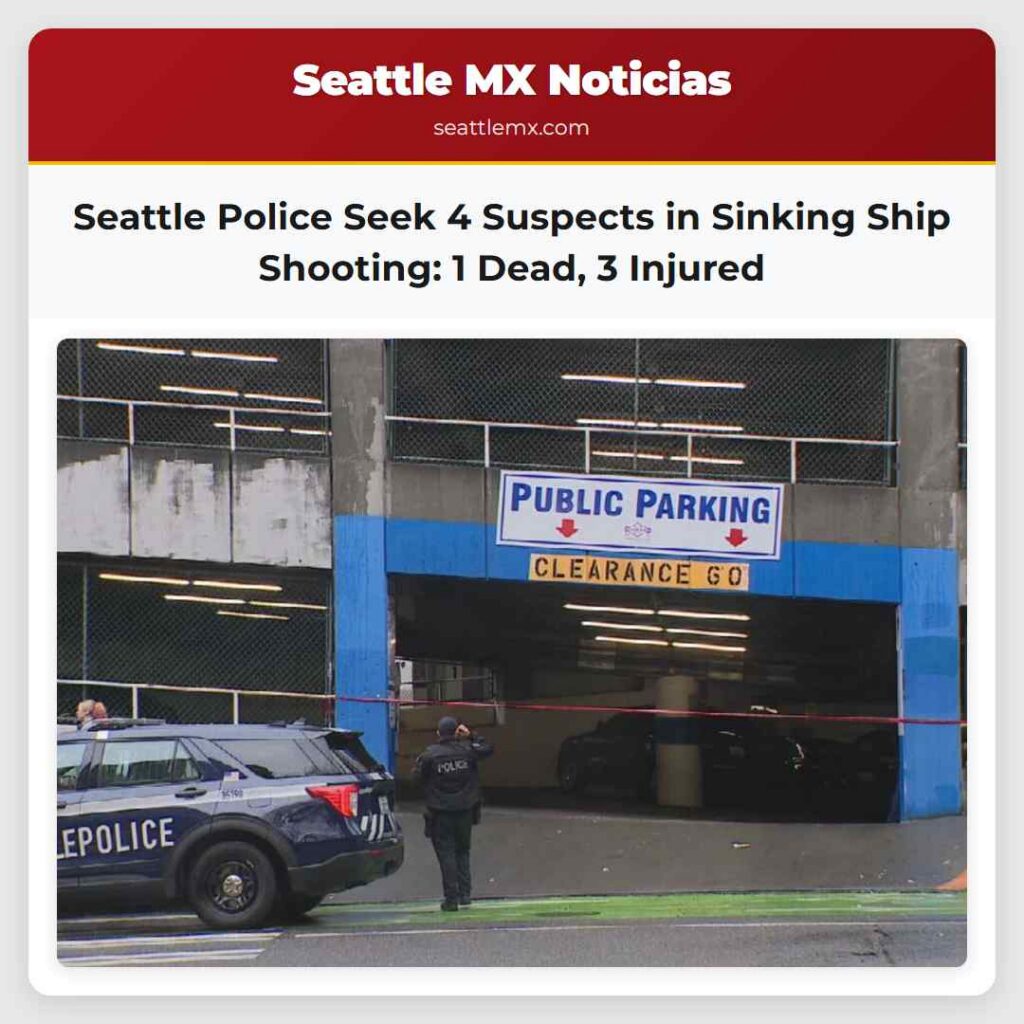 Seattle Police Seek 4 Suspects in Sinking Ship
