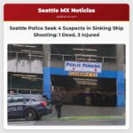 La policía de Seattle busca identificar a cuatro personas vinculadas a un tiroteo en el garaje Sinking Ship que dejó un muerto y tres heridos el 1 de febrero