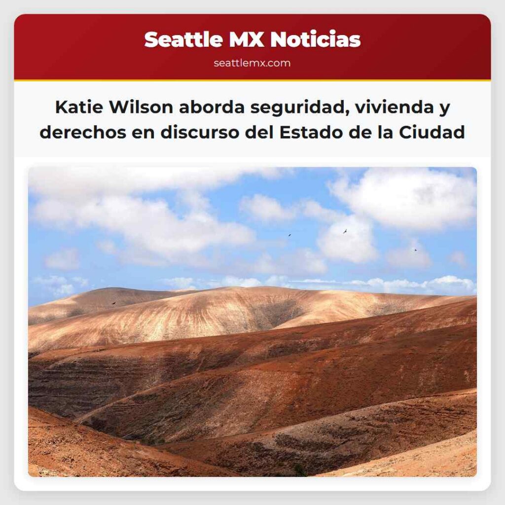 Katie Wilson aborda seguridad, vivienda y