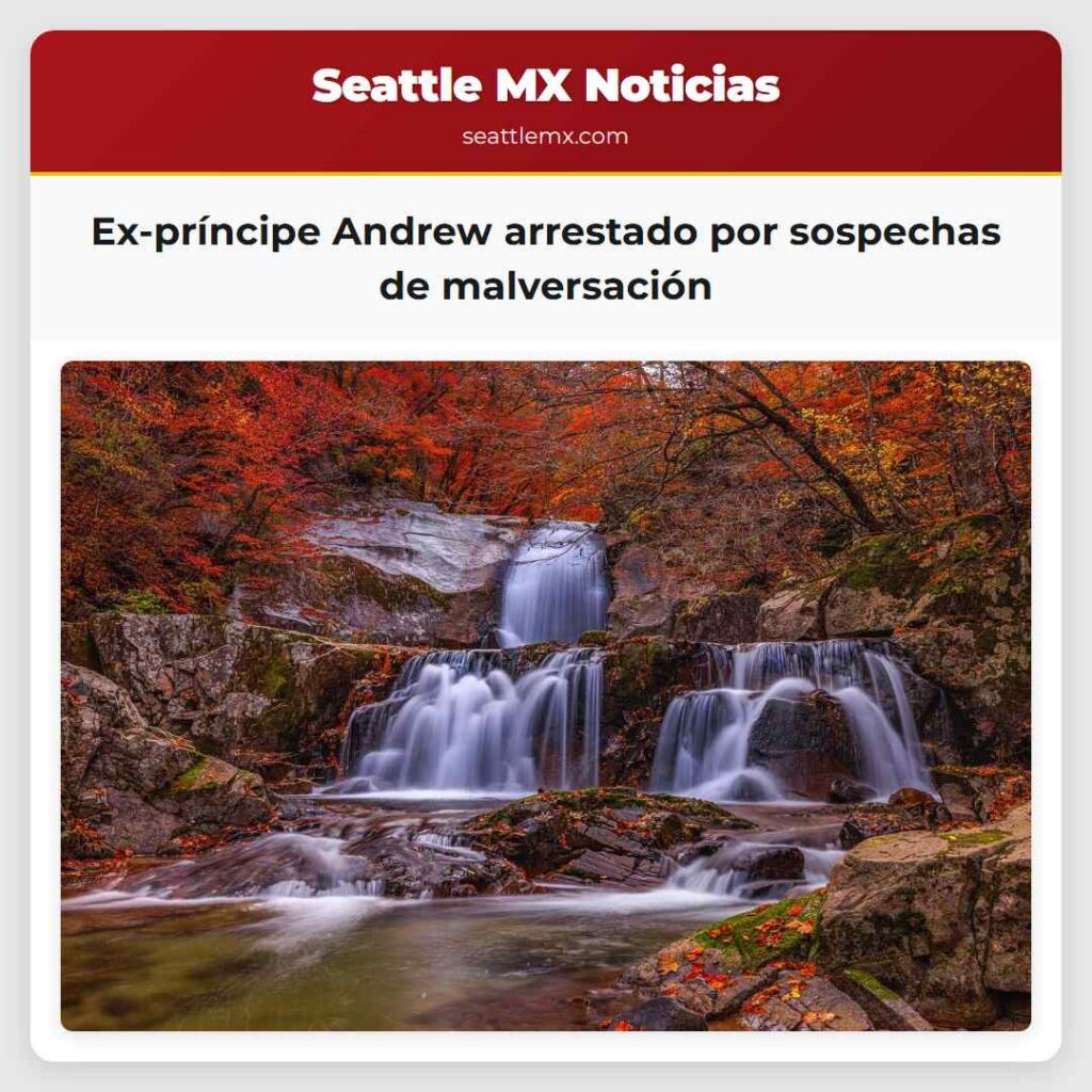 Ex-príncipe Andrew arrestado por sospechas de