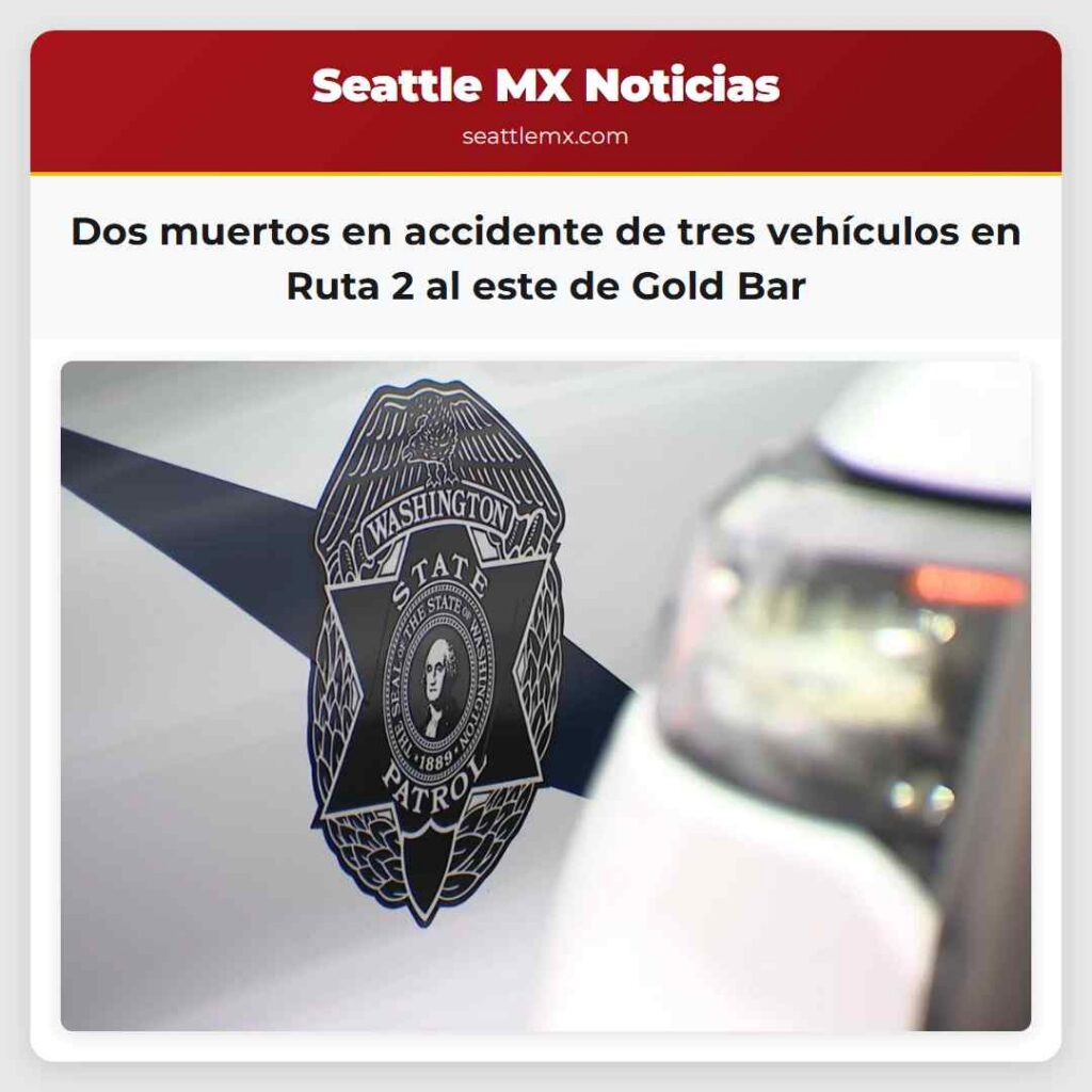 Dos muertos en accidente de tres vehículos en