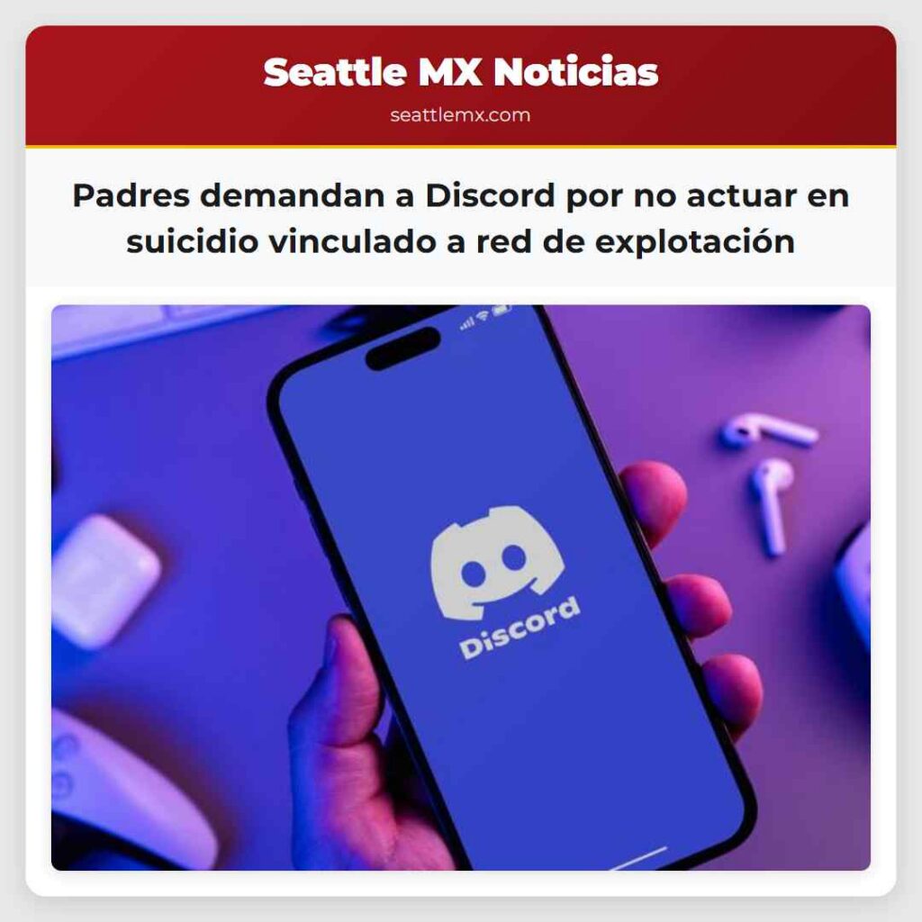 Padres demandan a Discord por no actuar en