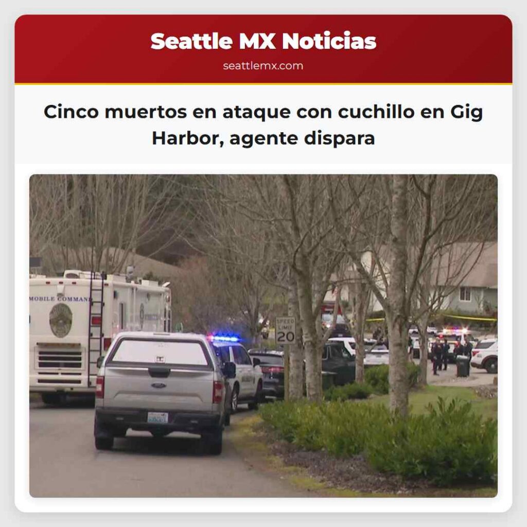 Cinco muertos en ataque con cuchillo en Gig