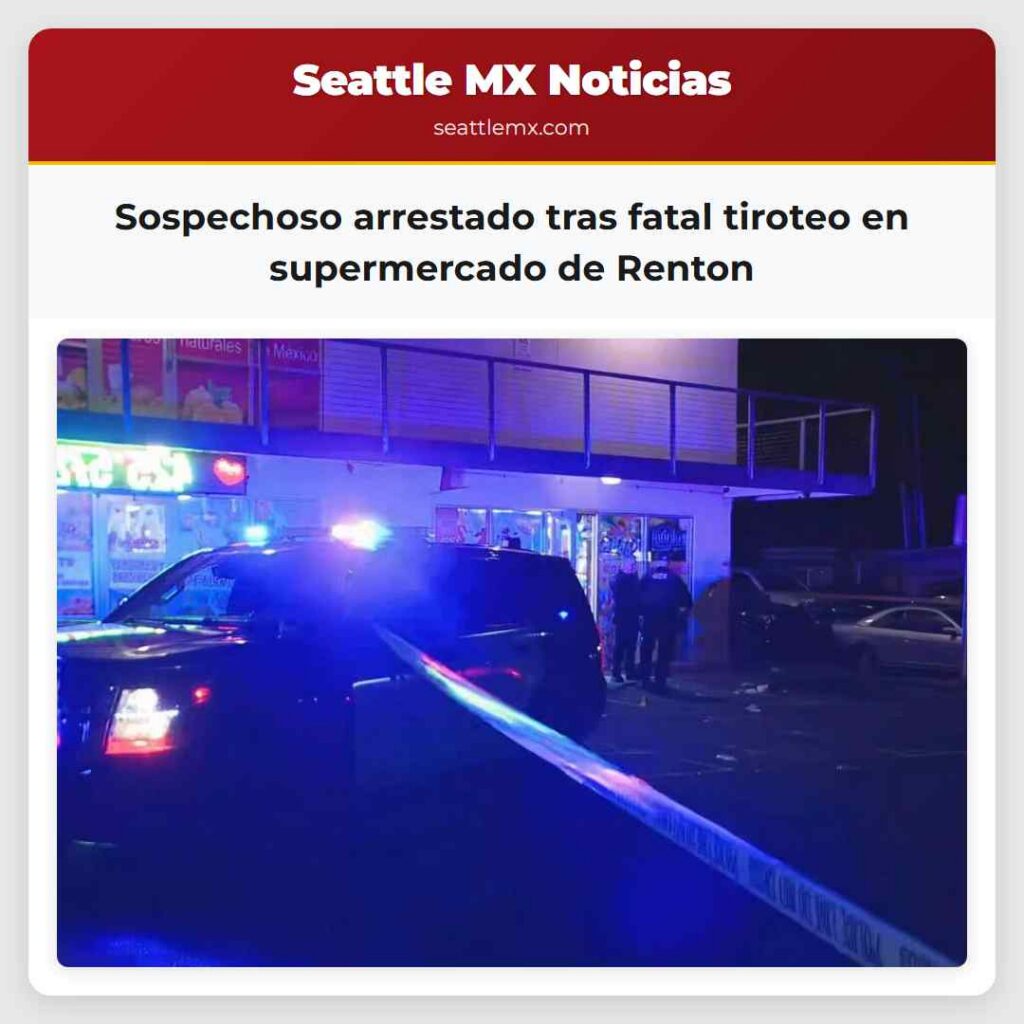 Sospechoso arrestado tras fatal tiroteo en