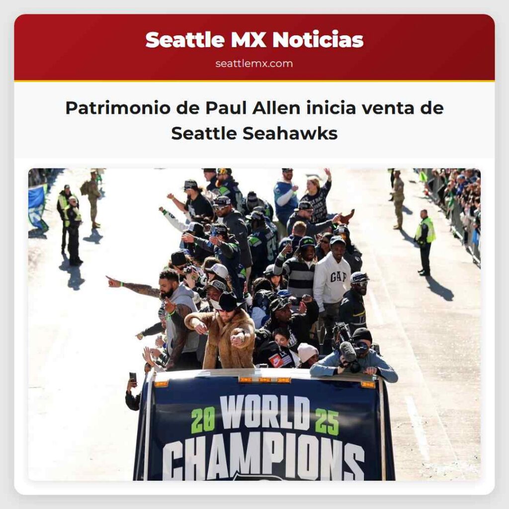 Noticias De Seattle 6 Patrimonio de Paul Allen inicia venta de Seattle