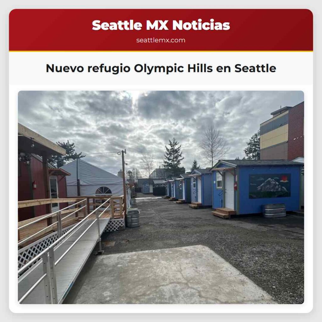 Noticias De Seattle 3 Nuevo refugio Olympic Hills en Seattle