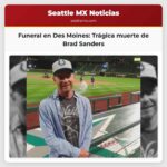 El funeral de Brad Sanders en Des Moines La trágica muerte de un hombre amable