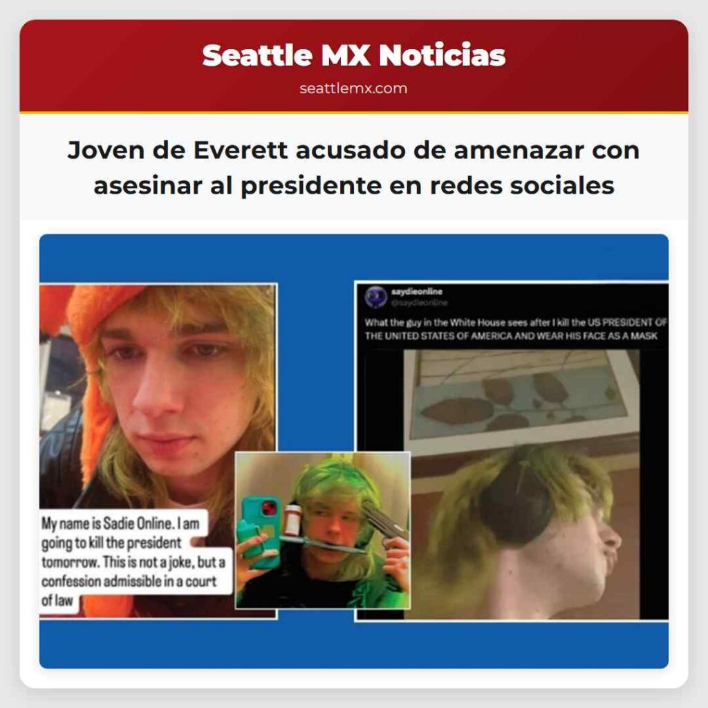 Noticias De Seattle 1 Joven de Everett acusado de amenazar con asesinar
