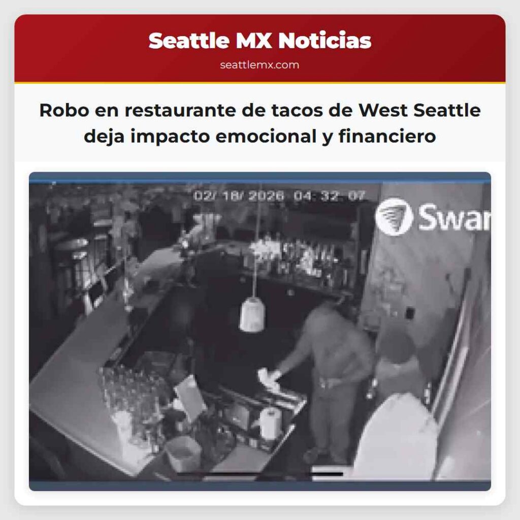 Robo en restaurante de tacos de West Seattle deja