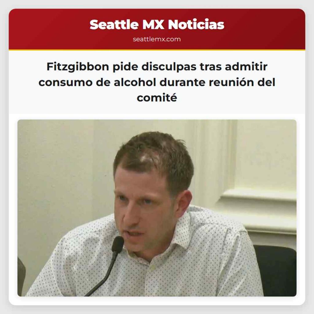 Fitzgibbon pide disculpas tras admitir consumo de