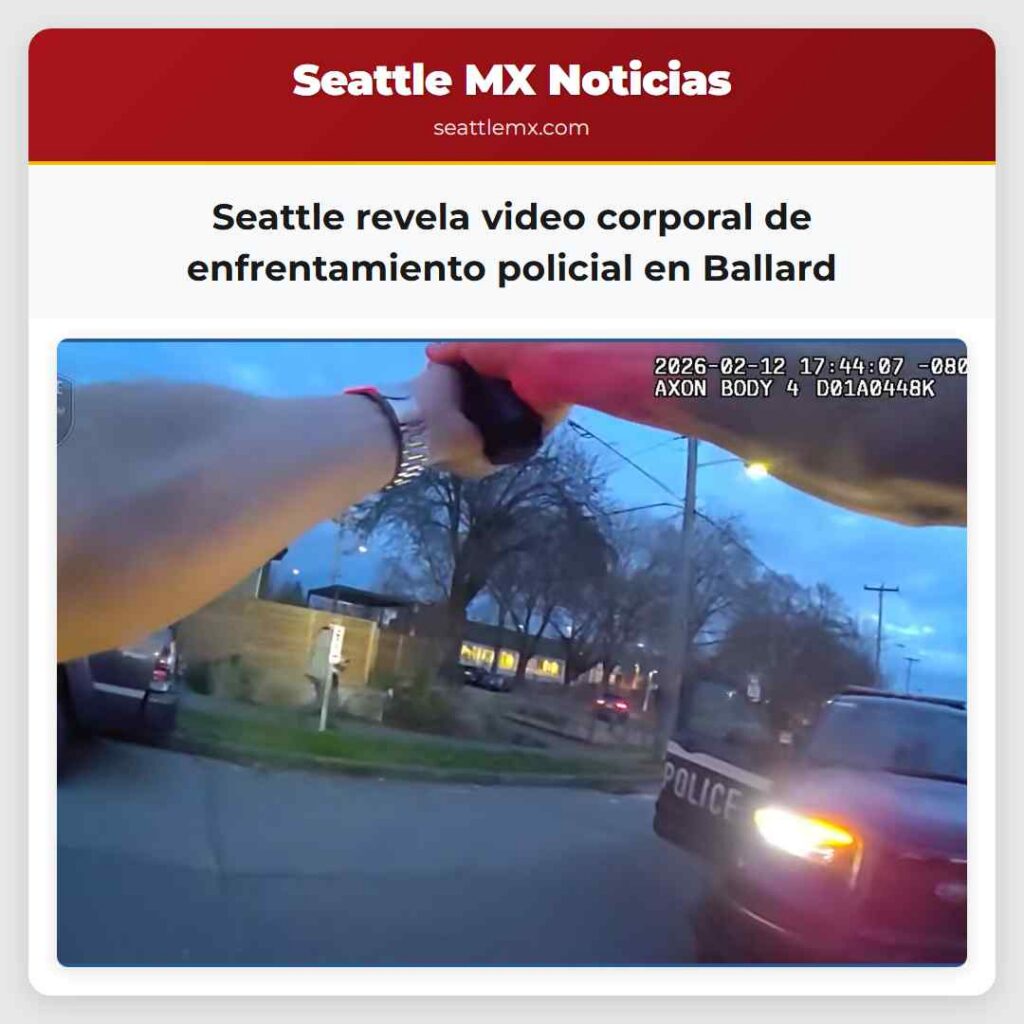 Seattle revela video corporal de enfrentamiento