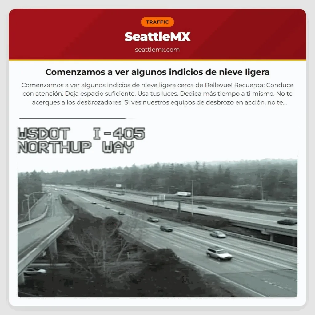 Comenzamos a ver algunos indicios de nieve ligera