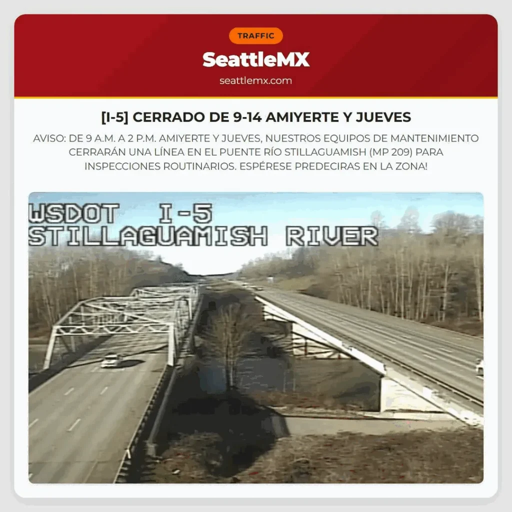 [I-5] CERRADO DE 9-14 AMIYERTE Y JUEVES