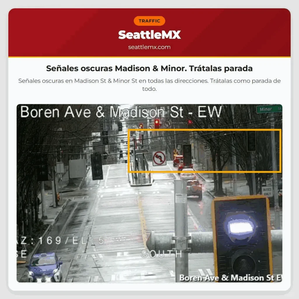 Señales oscuras Madison & Minor. Trátalas parada