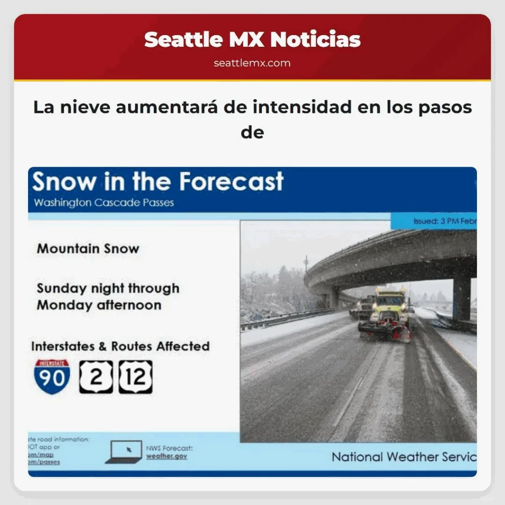 La nieve aumentará de intensidad en los pasos de