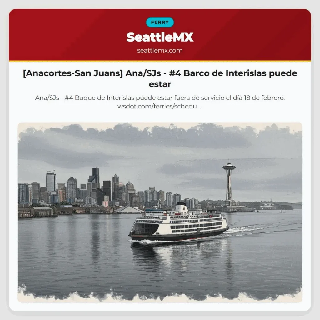 [Anacortes-San Juans] Ana/SJs - #4 Barco de Interislas puede estar