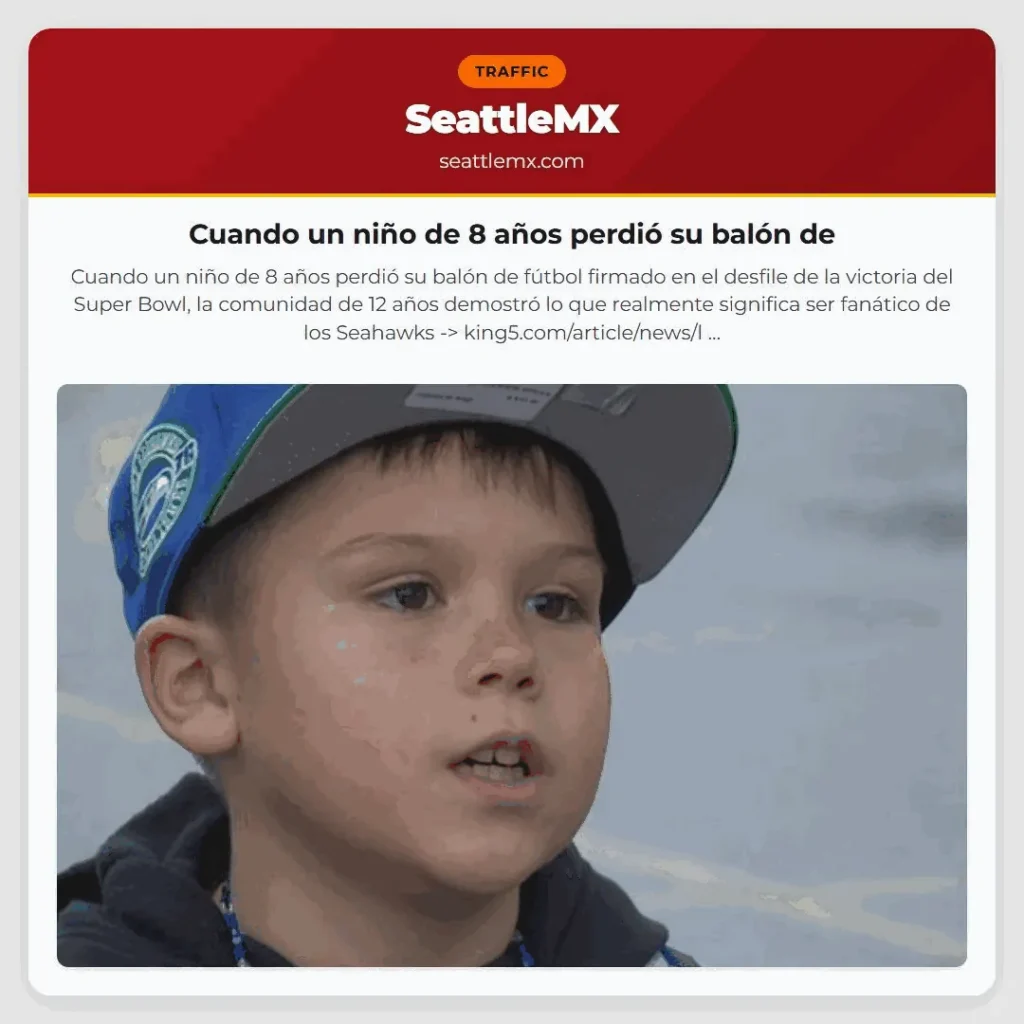 Cuando un niño de 8 años perdió su balón de