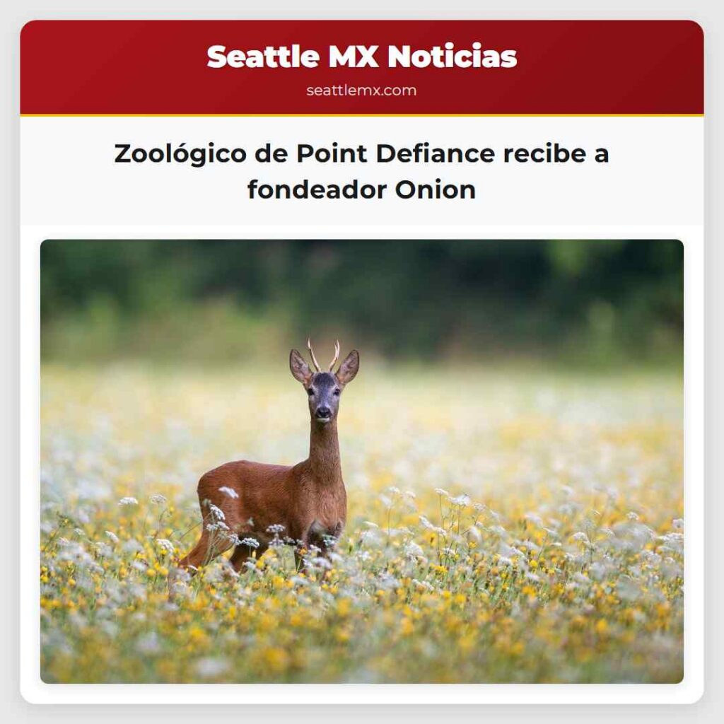 Zoológico de Point Defiance recibe a fondeador