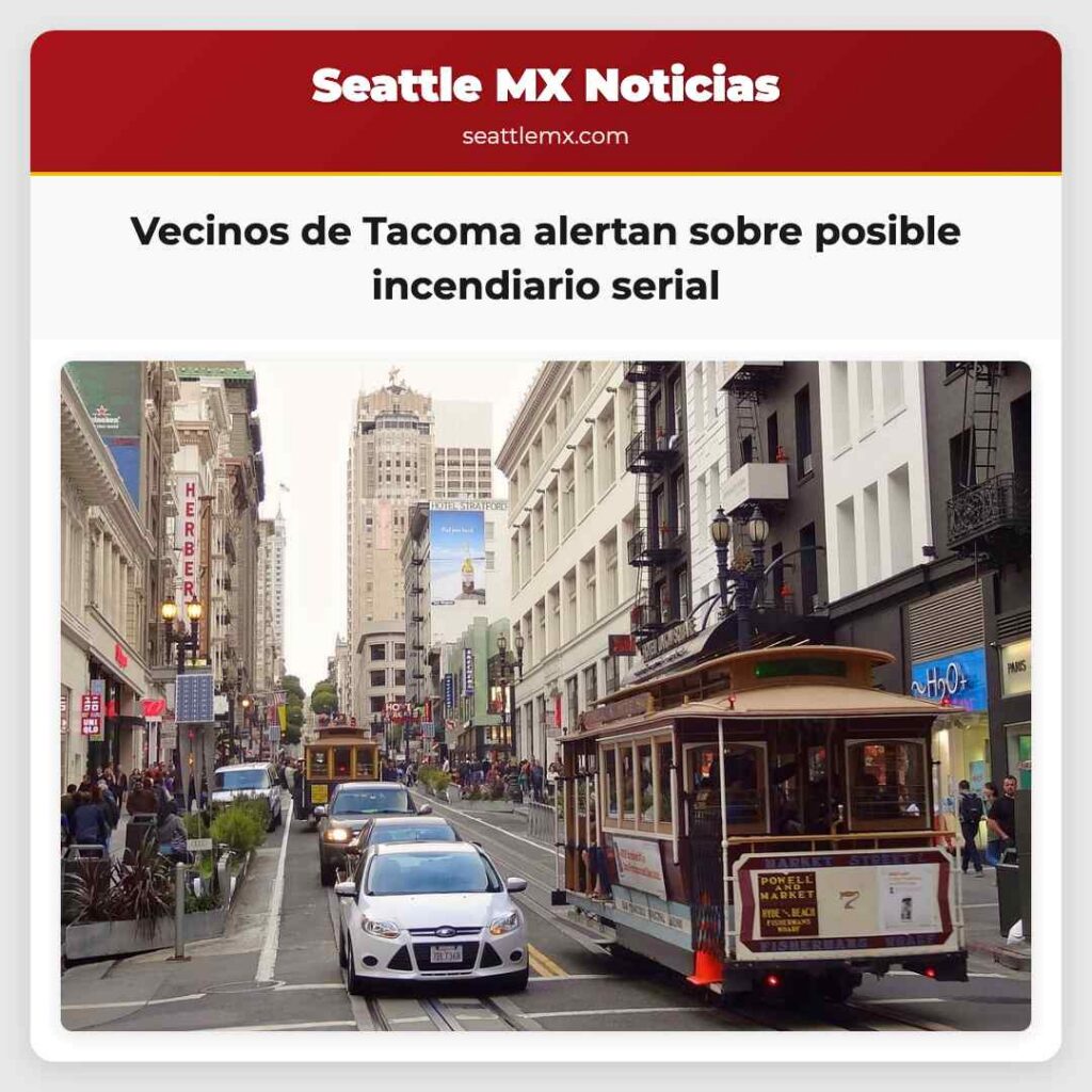 Vecinos de Tacoma alertan sobre posible