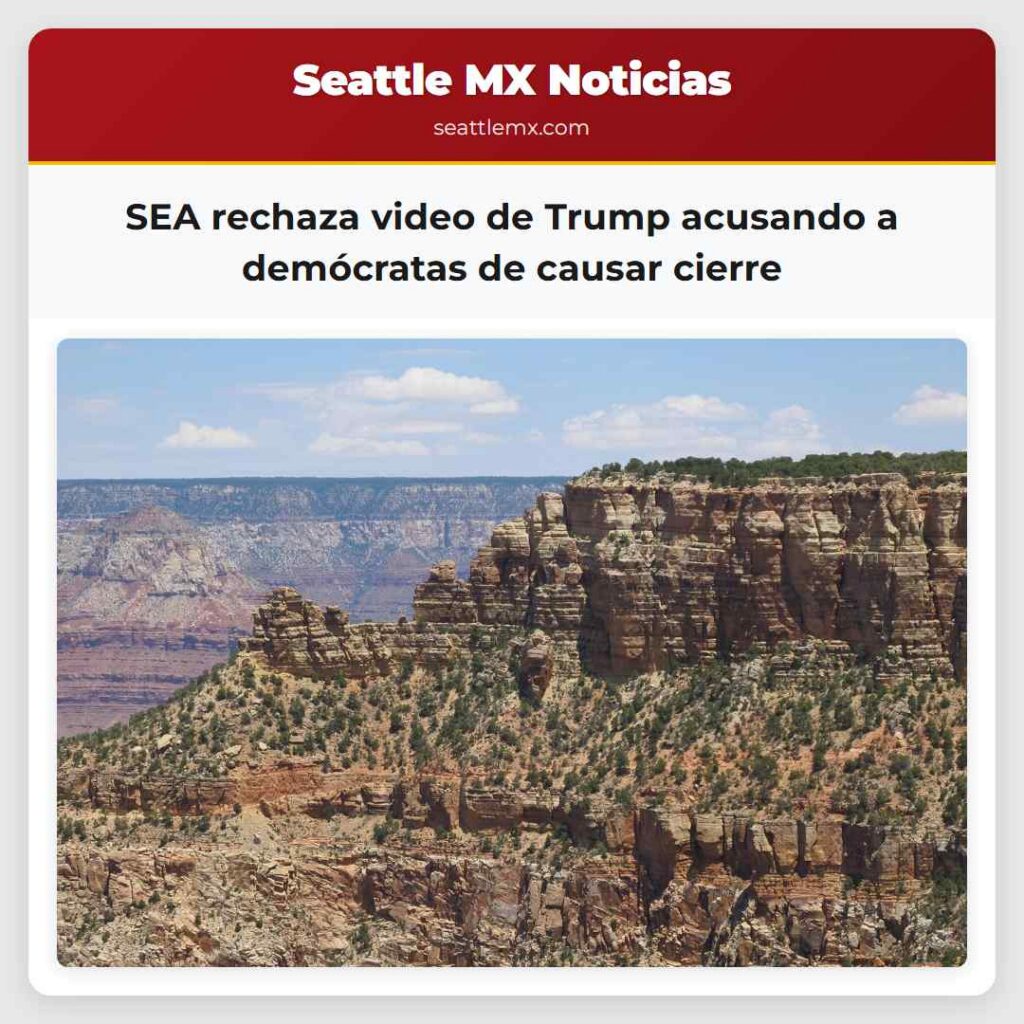 SEA rechaza video de Trump acusando a demócratas