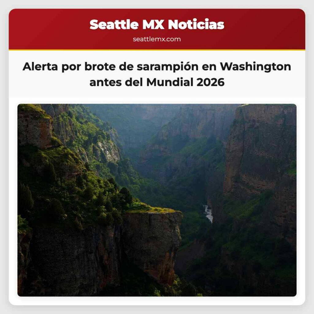 Alerta por brote de sarampión en Washington antes
