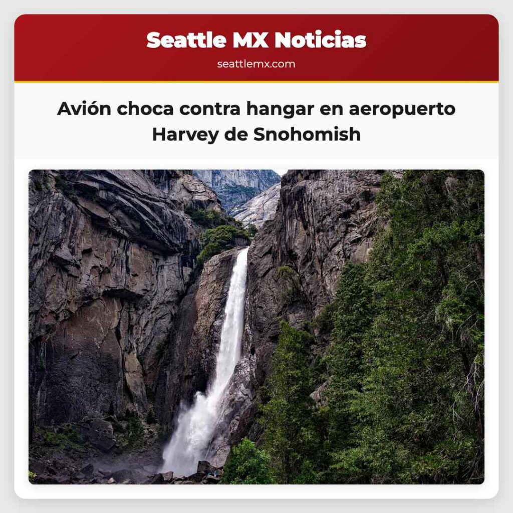 Avión choca contra hangar en aeropuerto Harvey de