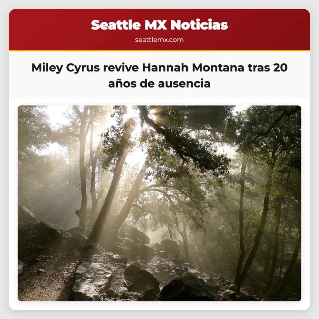 Miley Cyrus revive Hannah Montana tras 20 años de
