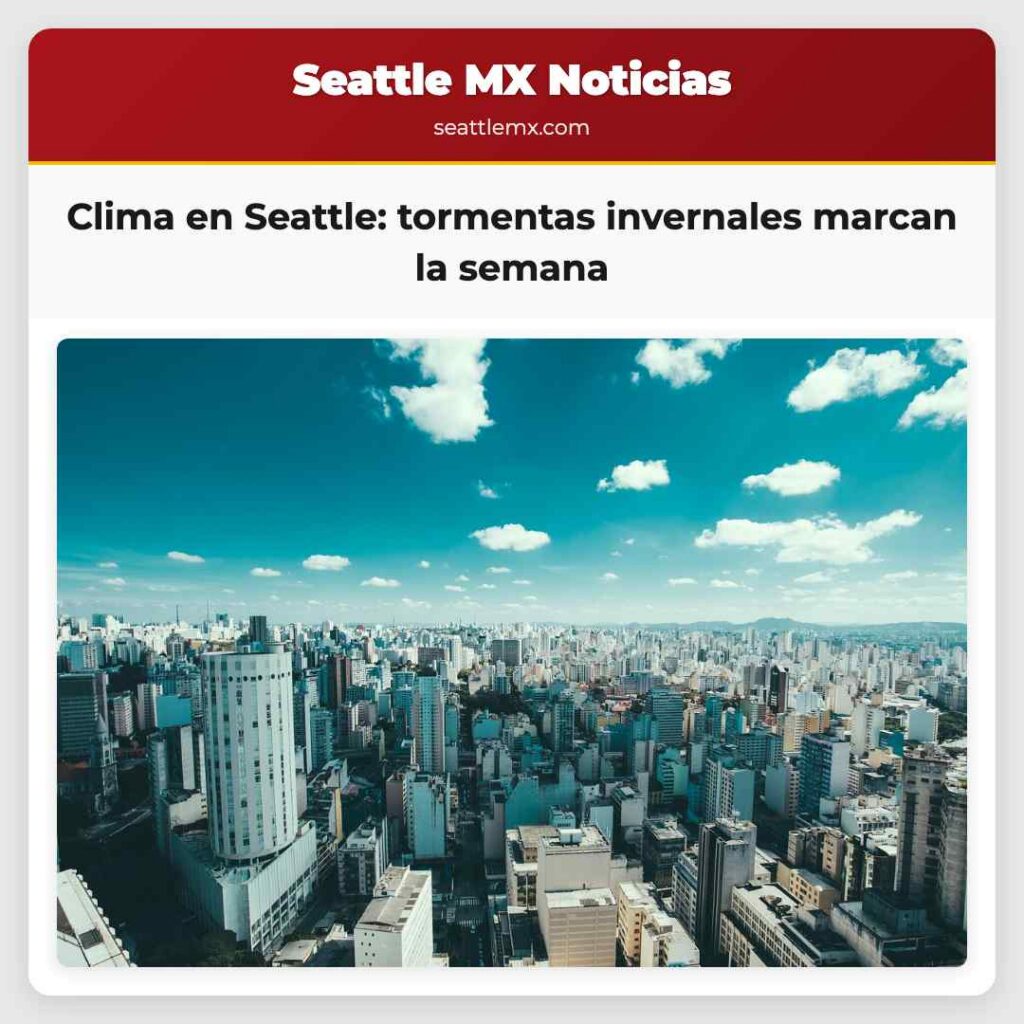 Clima en Seattle: tormentas invernales marcan la