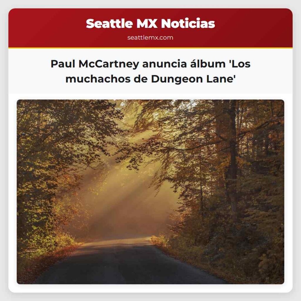 Paul McCartney anuncia álbum 'Los muchachos de