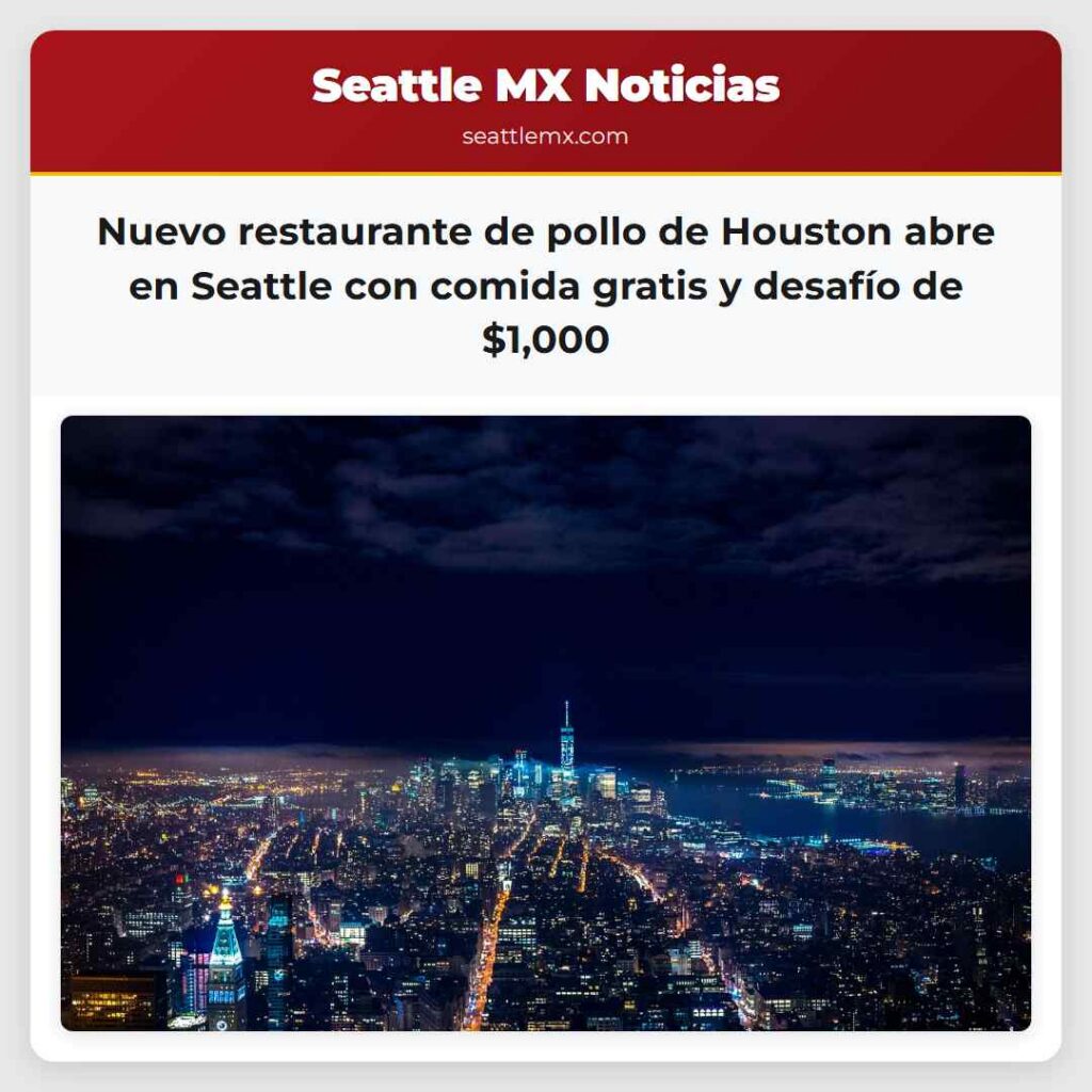 Nuevo restaurante de pollo de Houston abre en