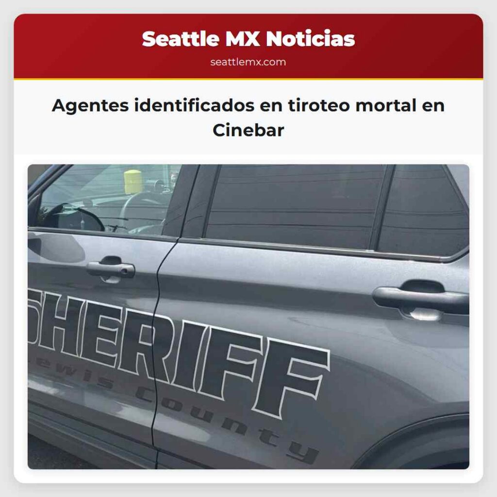 Agentes identificados en tiroteo mortal en Cinebar