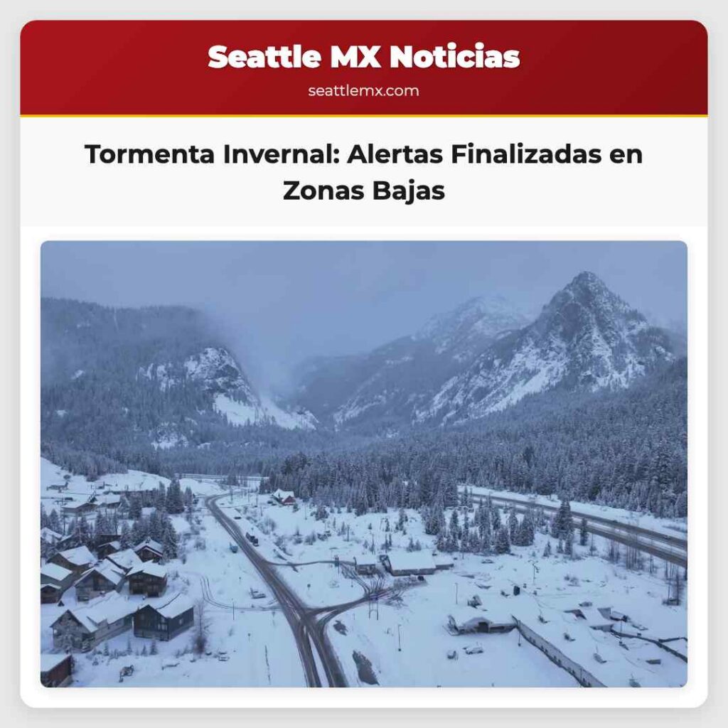 Tormenta Invernal: Alertas Finalizadas en Zonas
