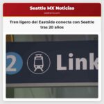 El tren ligero que une el Eastside con Seattle abre casi 20 años después de su aprobación