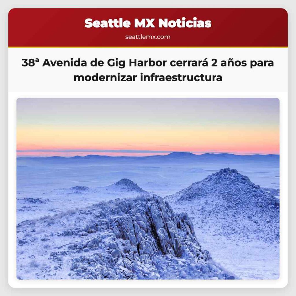 Noticias De Seattle 6 38ª Avenida de Gig Harbor cerrará 2 años para