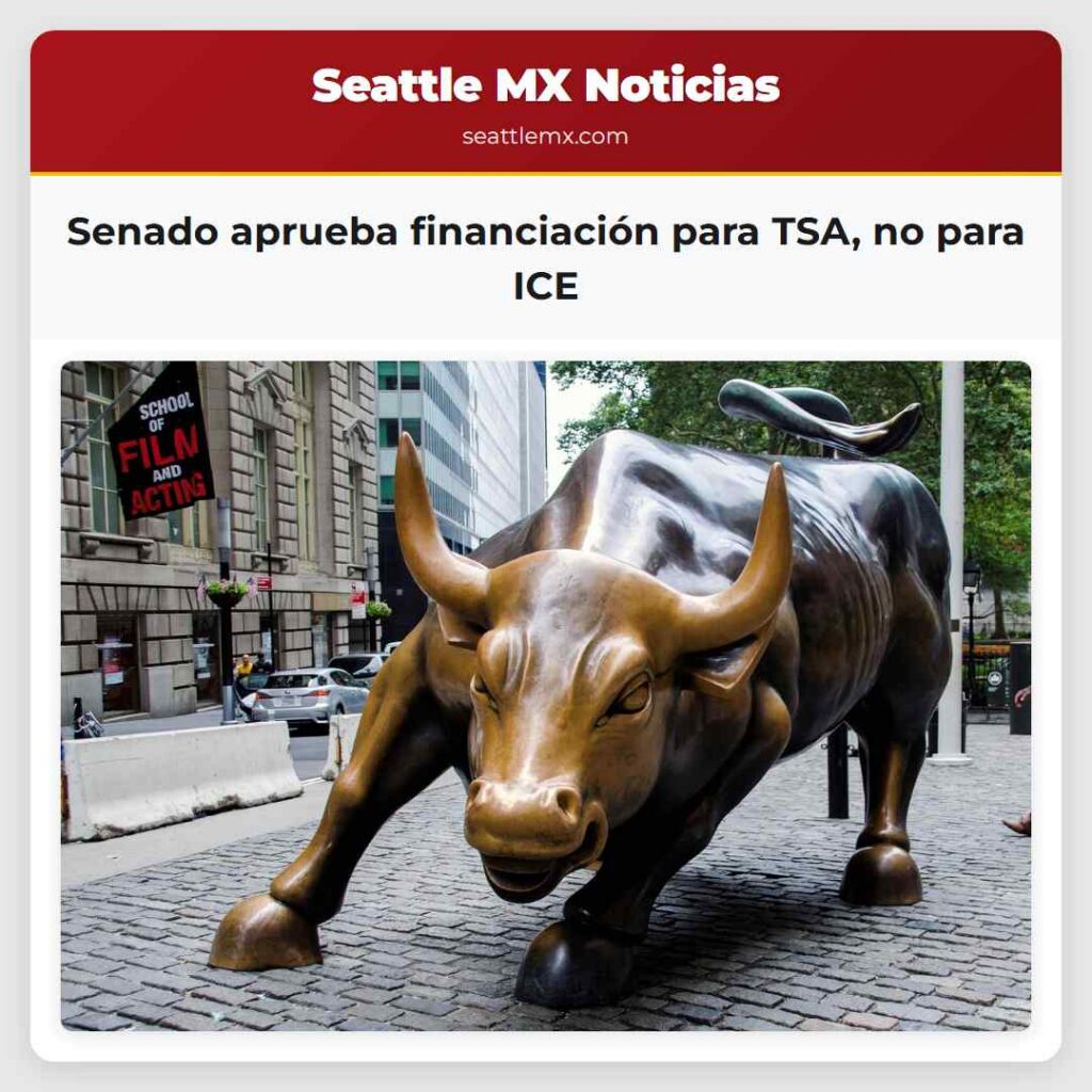 Senado aprueba financiación para TSA, no para ICE