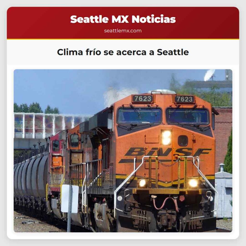 Clima frío se acerca a Seattle