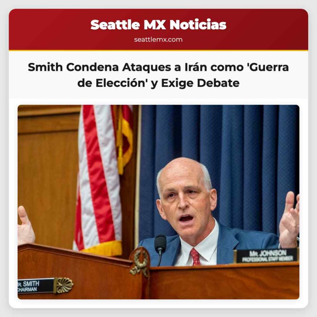 Smith Condena Ataques a Irán como 'Guerra de