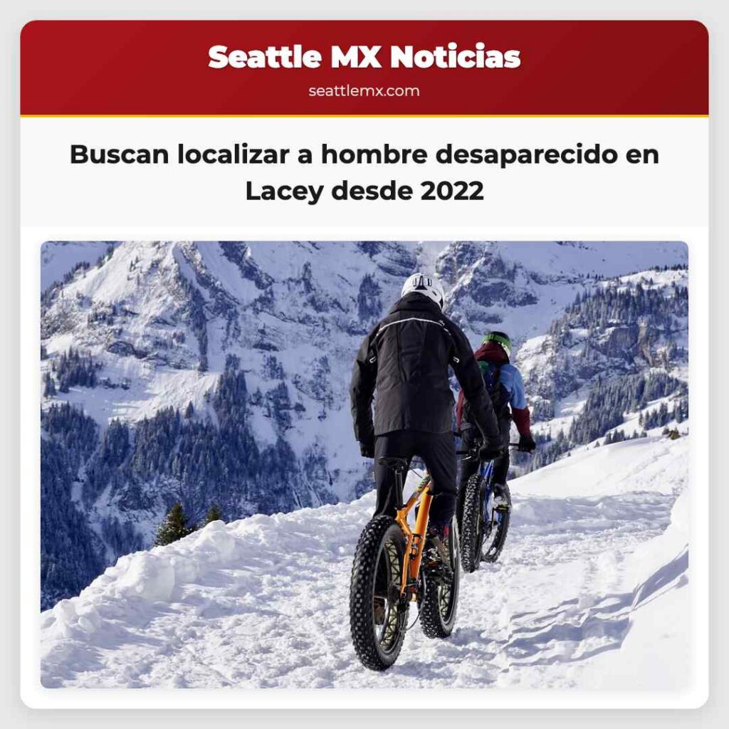 Buscan localizar a hombre desaparecido en Lacey