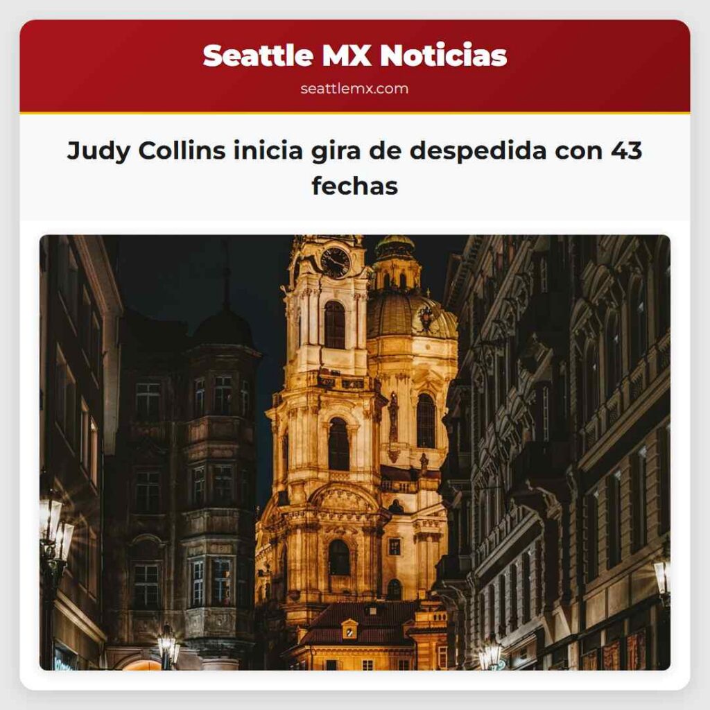 Judy Collins inicia gira de despedida con 43