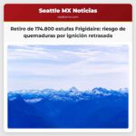 Retiro masivo de 174.800 estufas Frigidaire riesgo de quemaduras por ignición retrasada